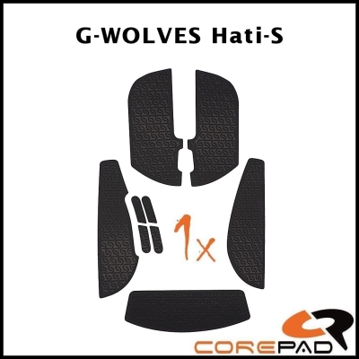 Corepad Soft Grips #762 noir G-Wolves Hati-S Mini